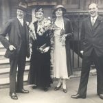 L-R: Athole's father, Silvia's mother, Silvia and Athole