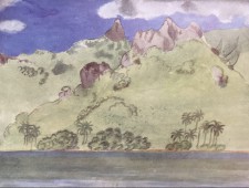 Tahiti, View of Mourea (JY)